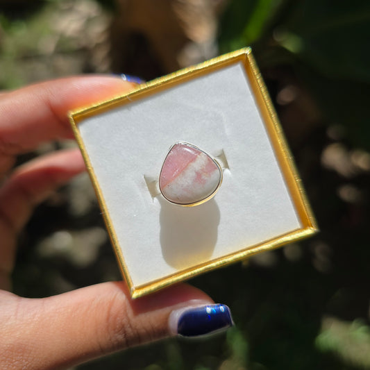 Pink Tourmaline  Ring - Size 6