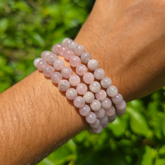 Morganite Gemstone Bracelet