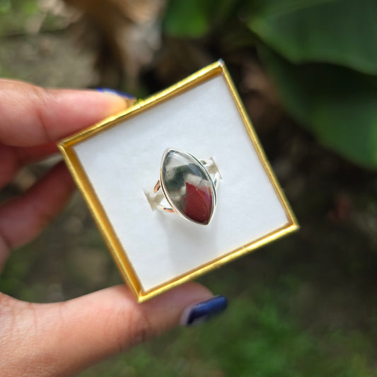 African Bloodstone Ring - Size 8