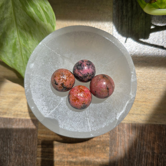 Rhodonite Mini Gemstone Sphere