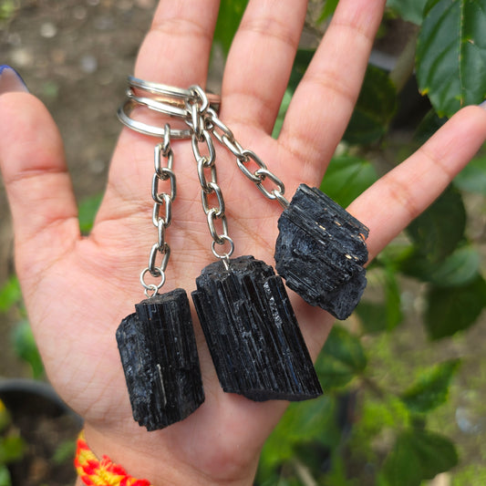 Black Tourmaline Keychain