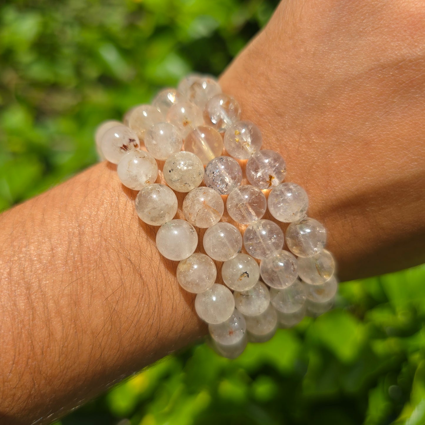 Petroleum Quartz Gemstone Bracelet