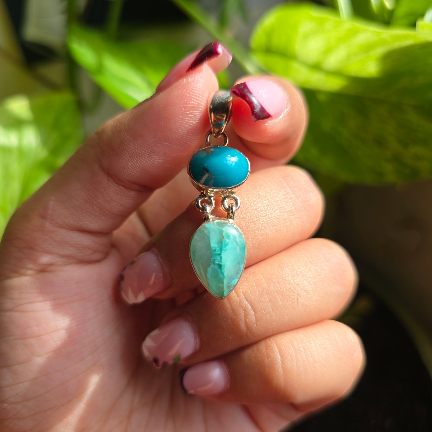 Quantum Quattro and Turquoise Pendant