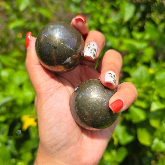 Small Pyrite Gemstone Sphere