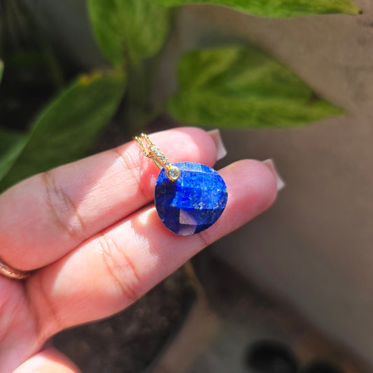 Dainty Lapis Lazuli Pendant