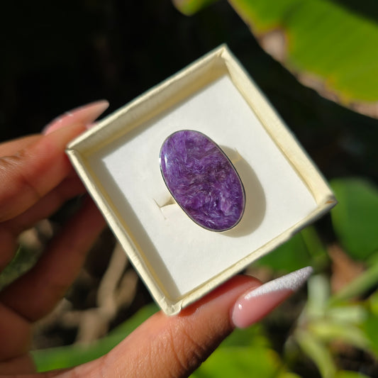 Charoite Ring - Size 6