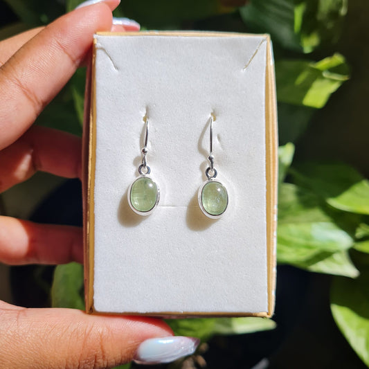 Green Kyanite Earrings