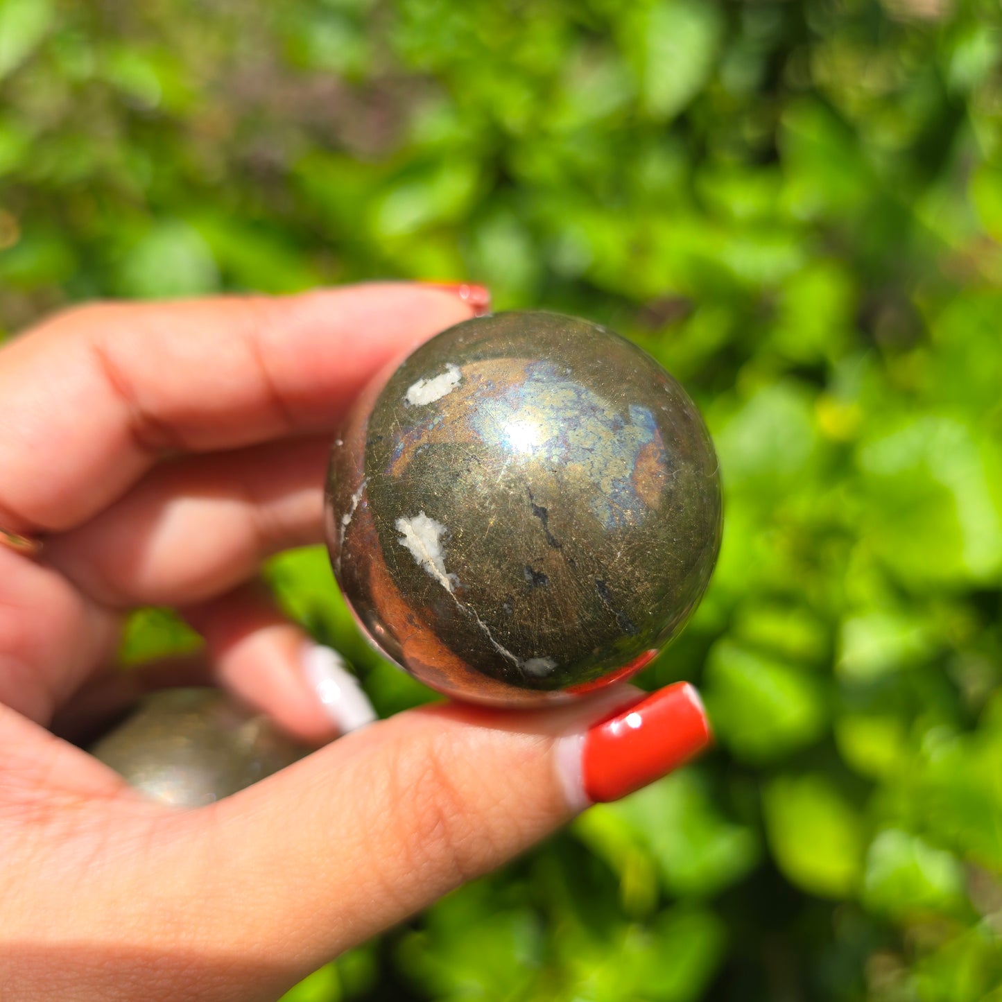 Small Pyrite Gemstone Sphere