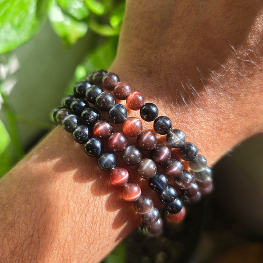 Scapolite Gemstone Bracelet (Cat's Eye)