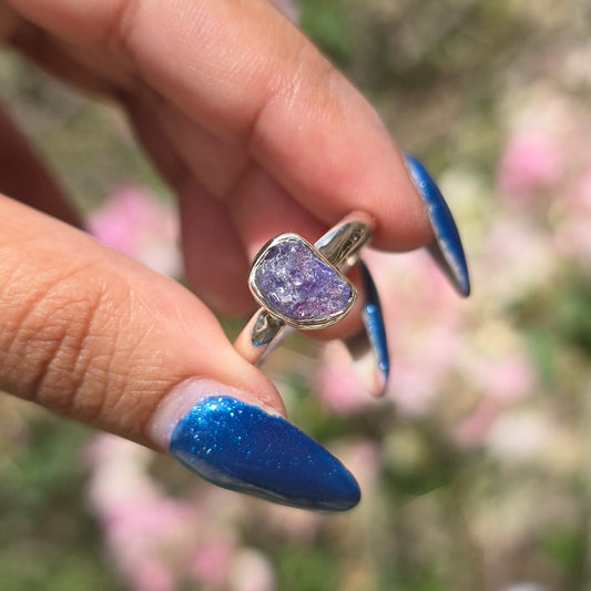 Raw Tanzanite Ring - Size 8