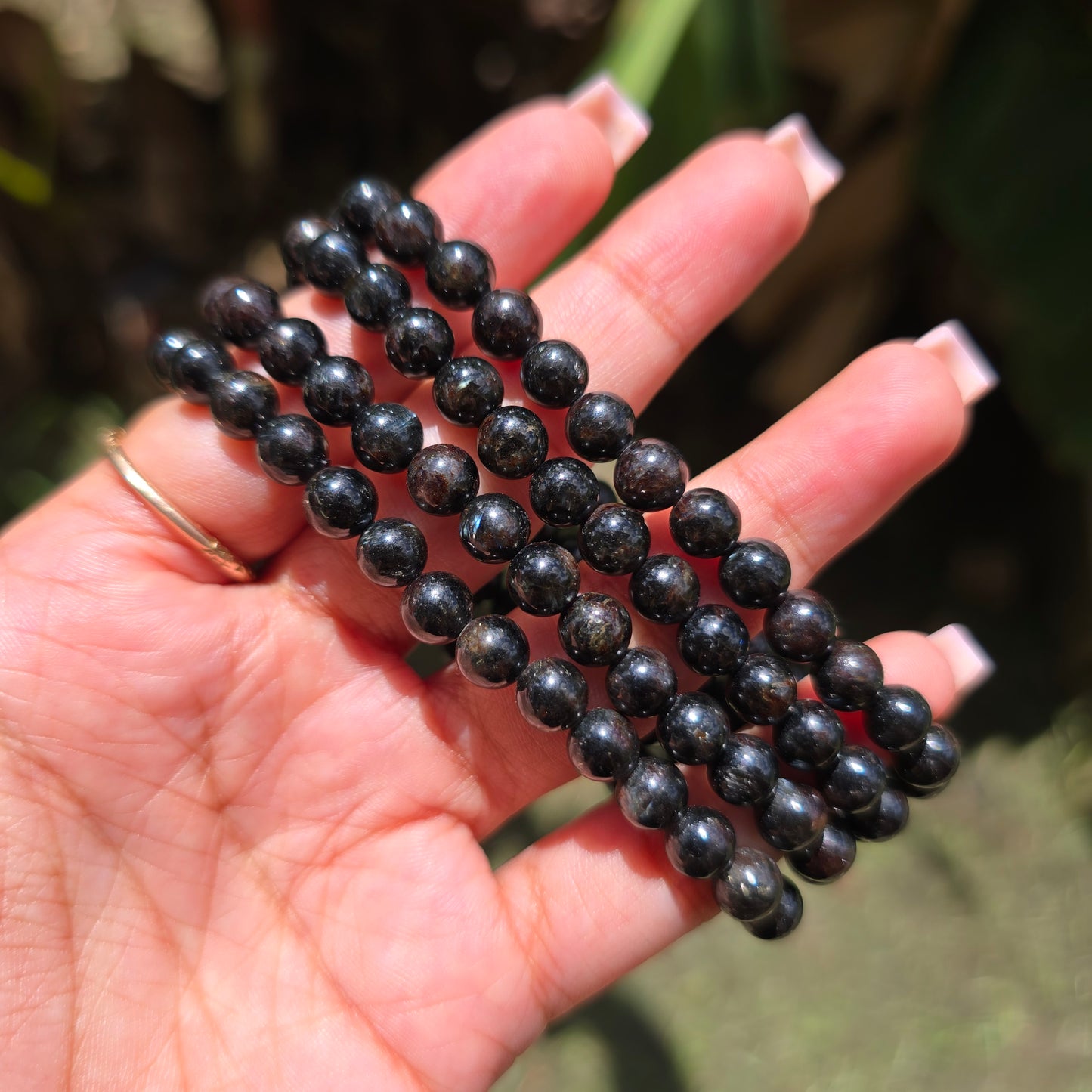 Astrophyllite Gemstone Bracelet