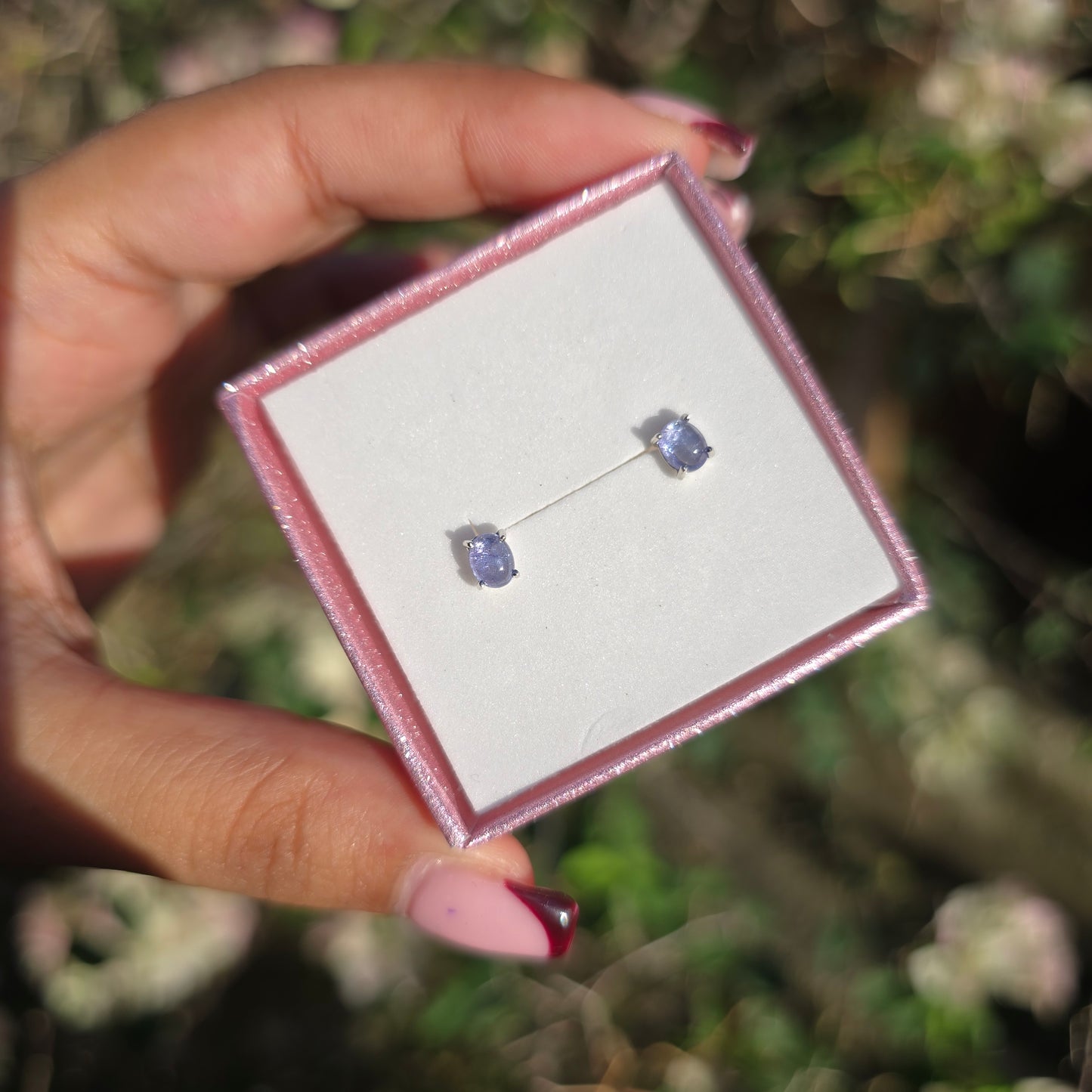 Tanzanite Stud Earrings
