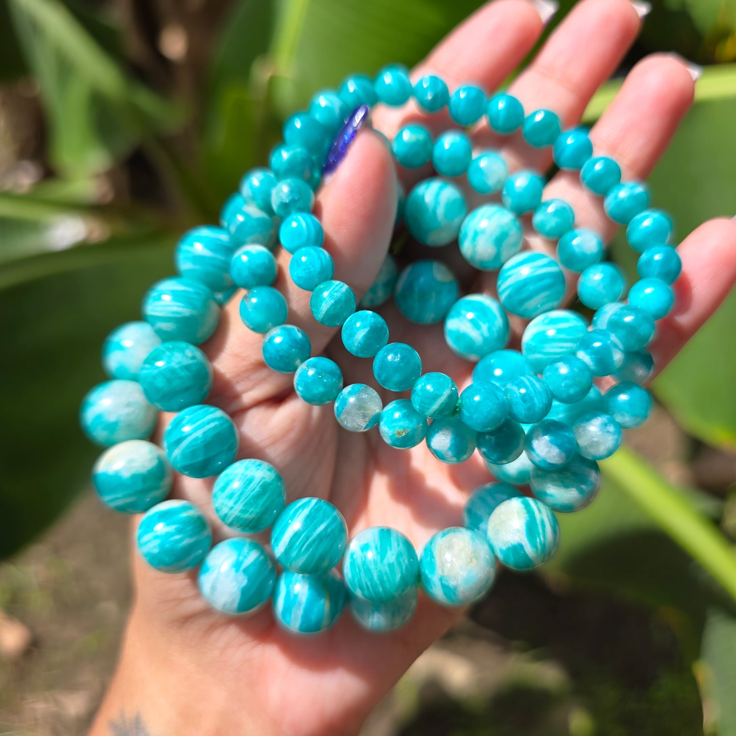 High Quality Amazonite Gemstone Bracelet