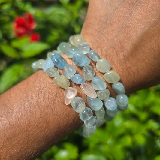 Morganite Gemstone Bracelet