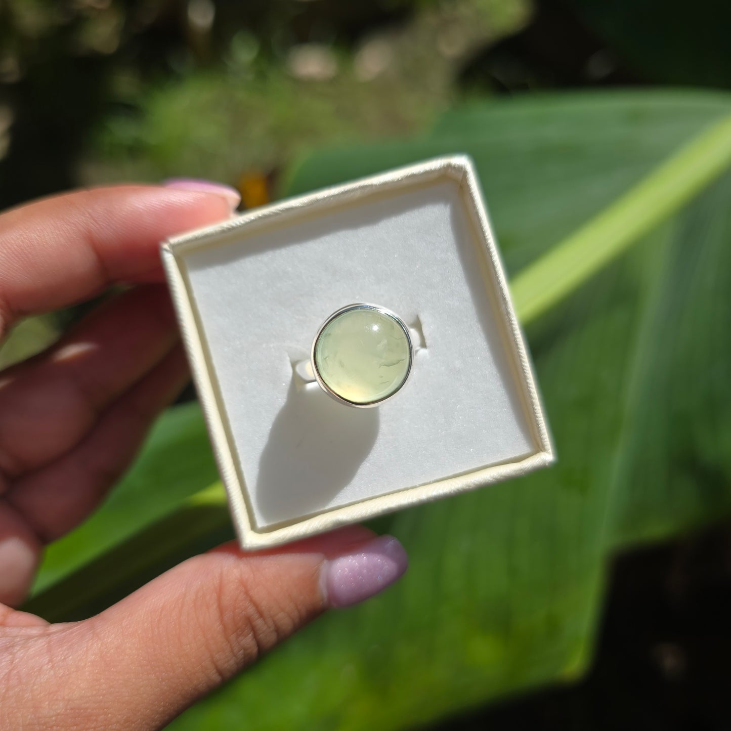 Prehnite Ring - Size 7