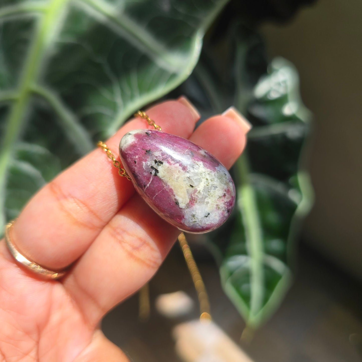 Eudialyte Nugget Necklace
