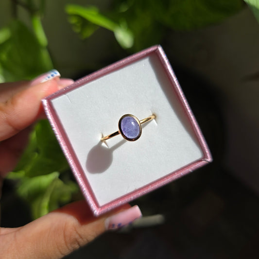Gold Vermeil Tanzanite Ring - Size 10