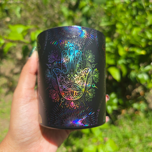 Hamsa Candle