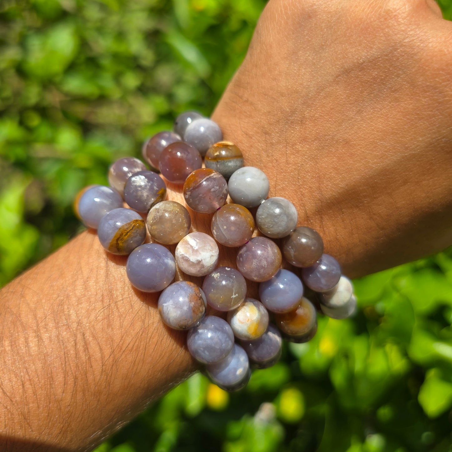 Blue Chalcedony Gemstone Bracelet