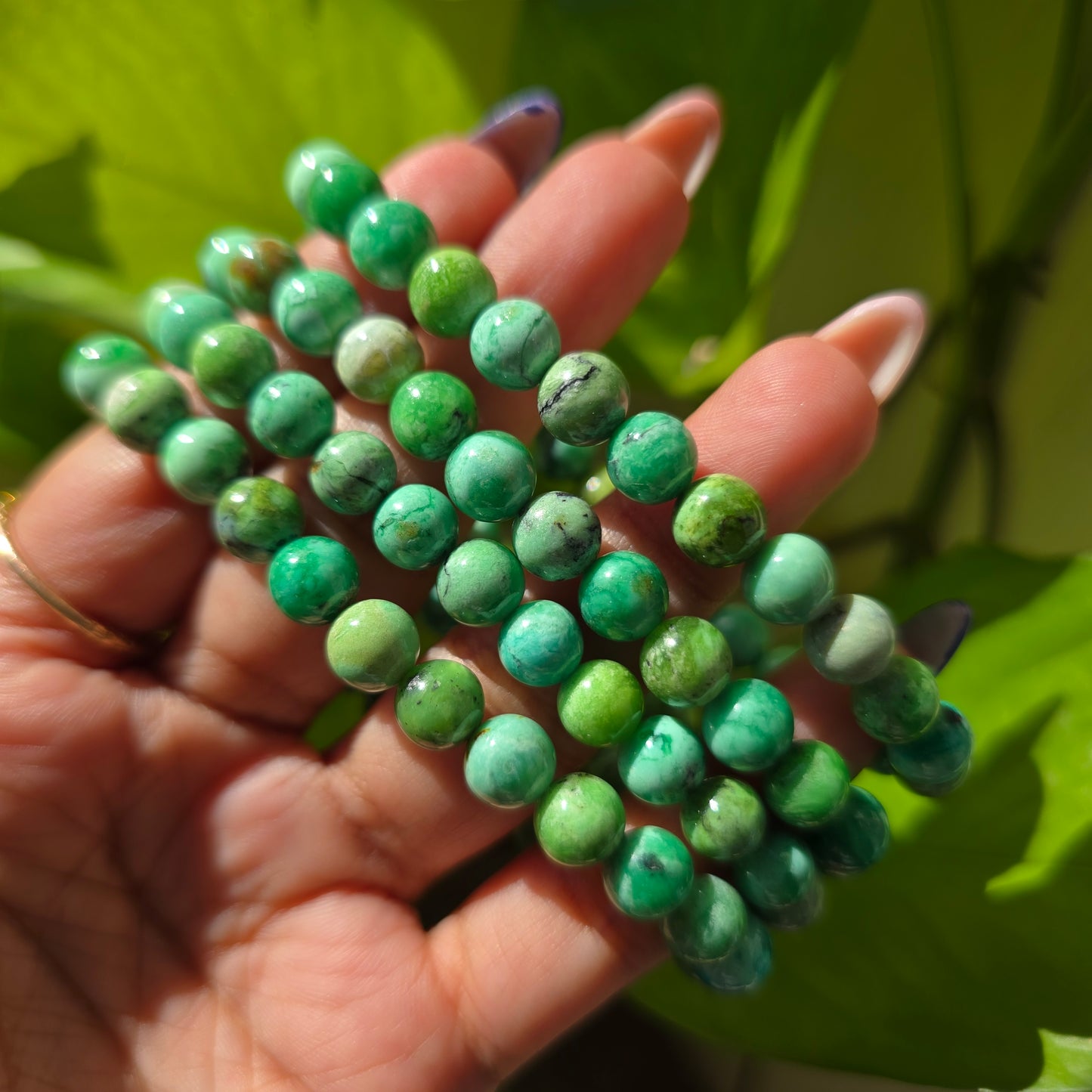 Variscite Gemstone Bracelet