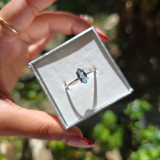 Blue Fluorite Ring - Size 11