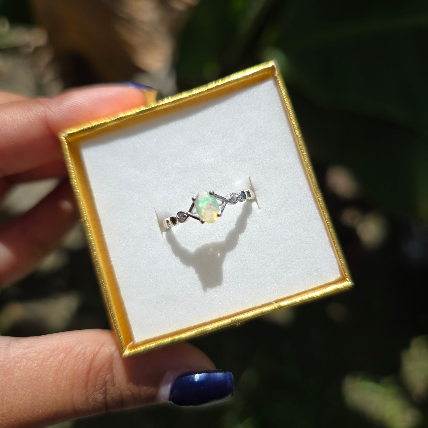 Ethiopian Opal Ring - Size 5