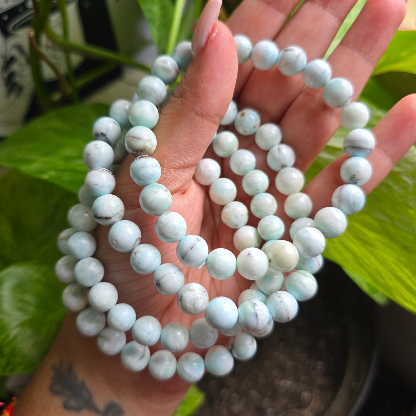 Hemimorphite Gemstone Bracelet