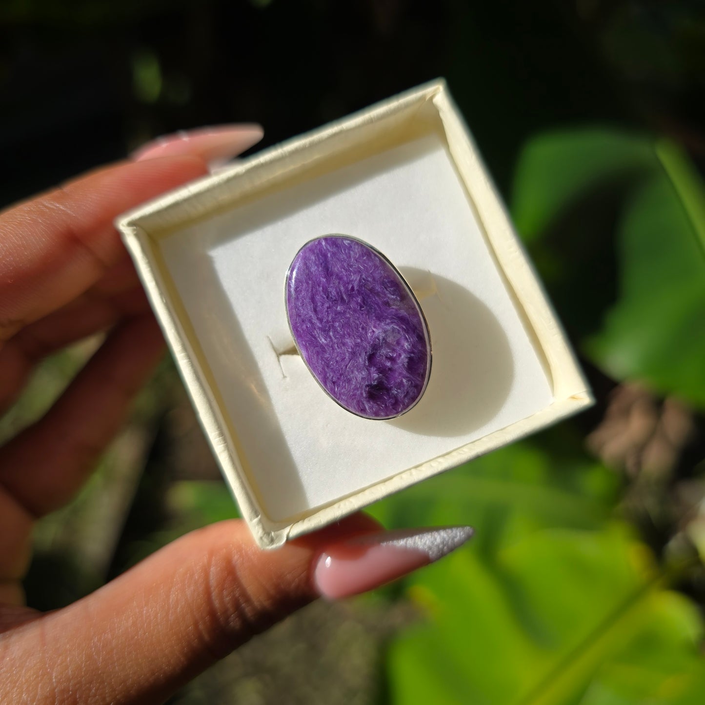 Charoite Ring - Size 7