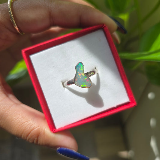 Ethiopian Opal Ring - Size 9
