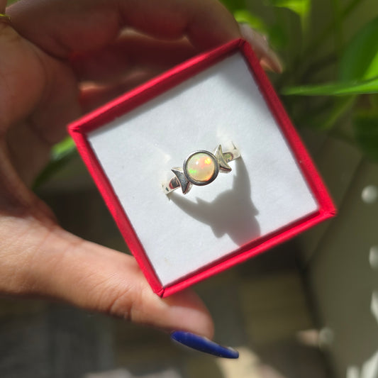 Ethiopian Opal Ring - Size 5