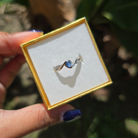 Blue Sapphire Ring - Size 5