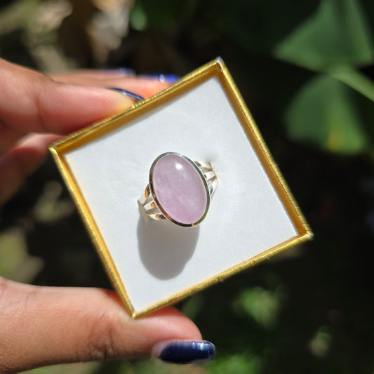 Kunzite Ring - Size 7.5