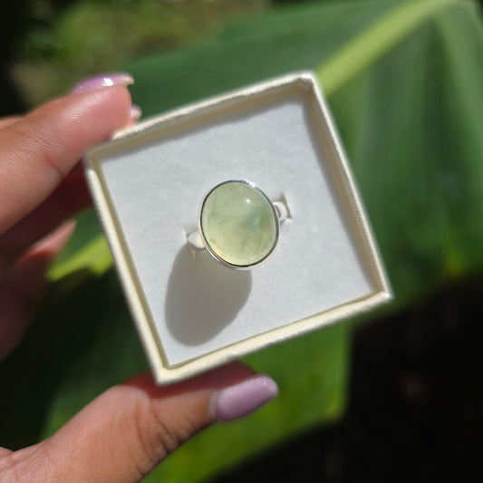 Prehnite Ring - Size 8