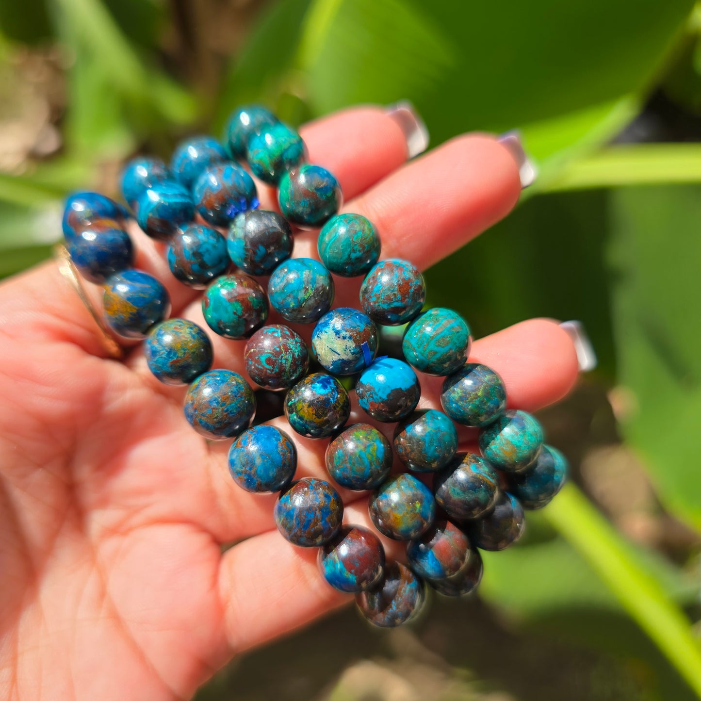 Shattuckite Gemstone Bracelet