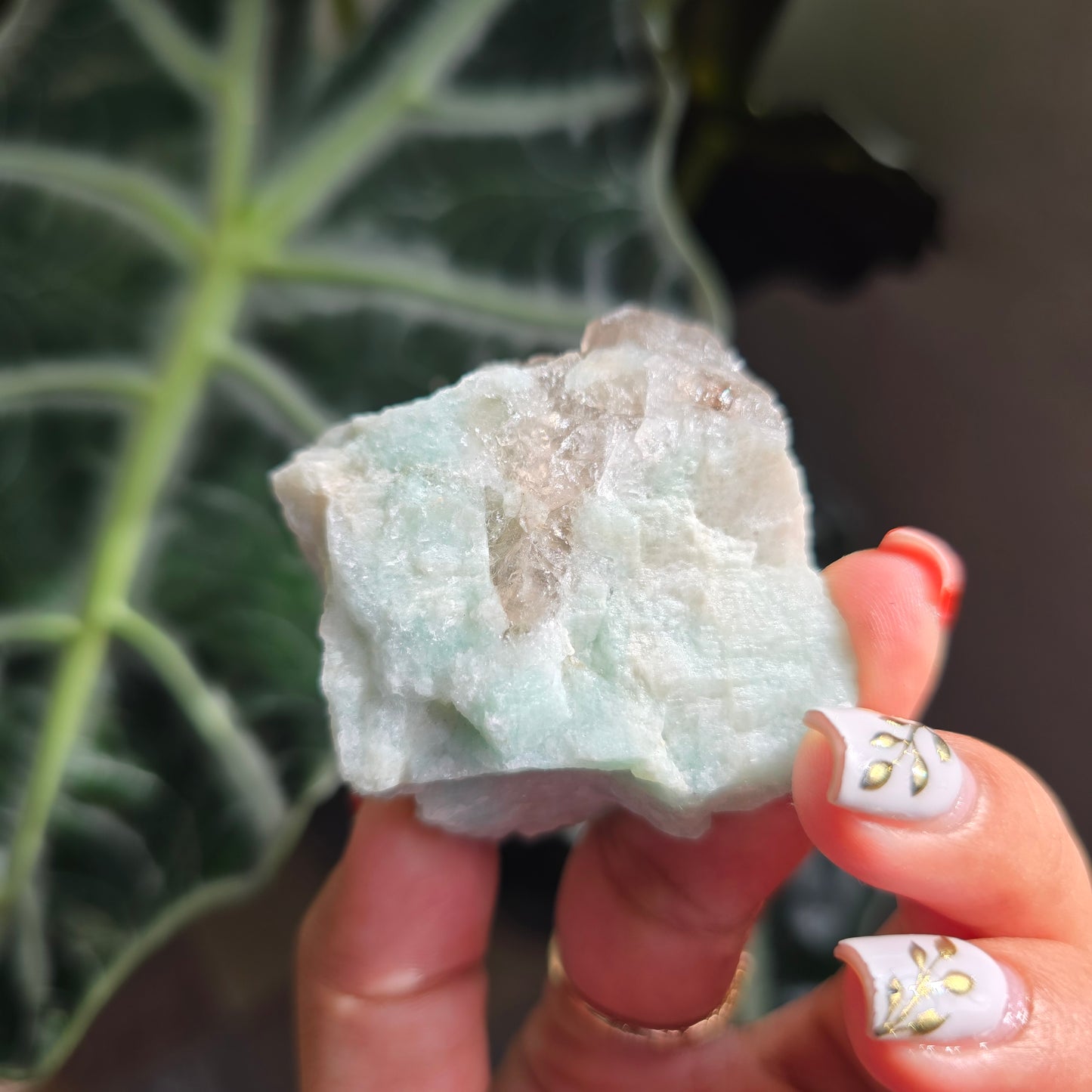 Raw Smoky Amazonite Gemstone Chunk