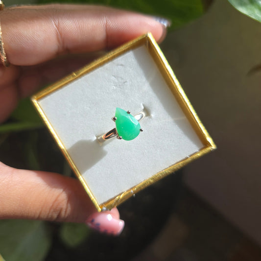 Chrysoprase Ring - Size 9