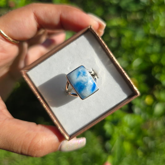 Afghanite Gemstone Ring - Size 8
