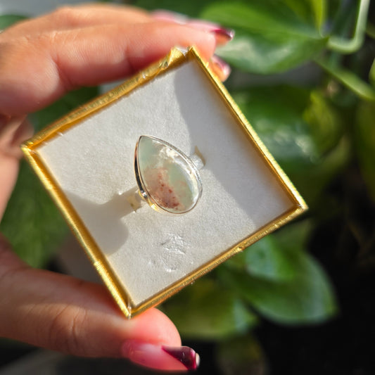 Aquaprase Gemstone Ring - Size 7