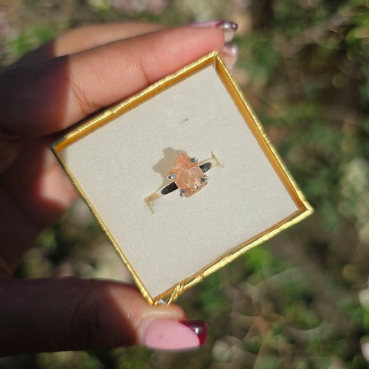 Imperial Topaz Gemstone Ring - Size 8