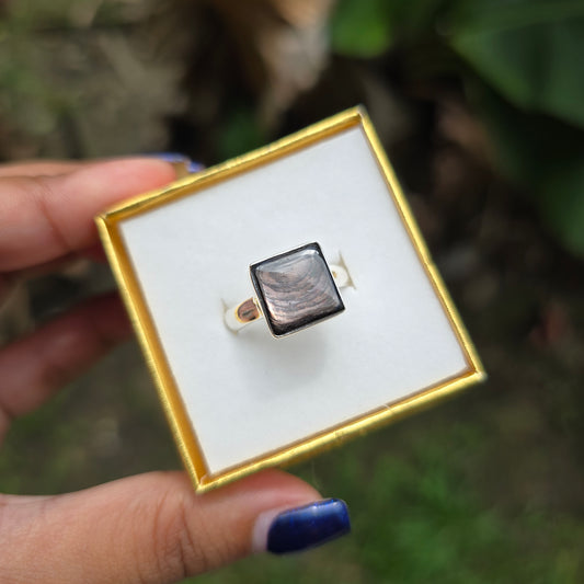 Hypersthene Ring - Size 9