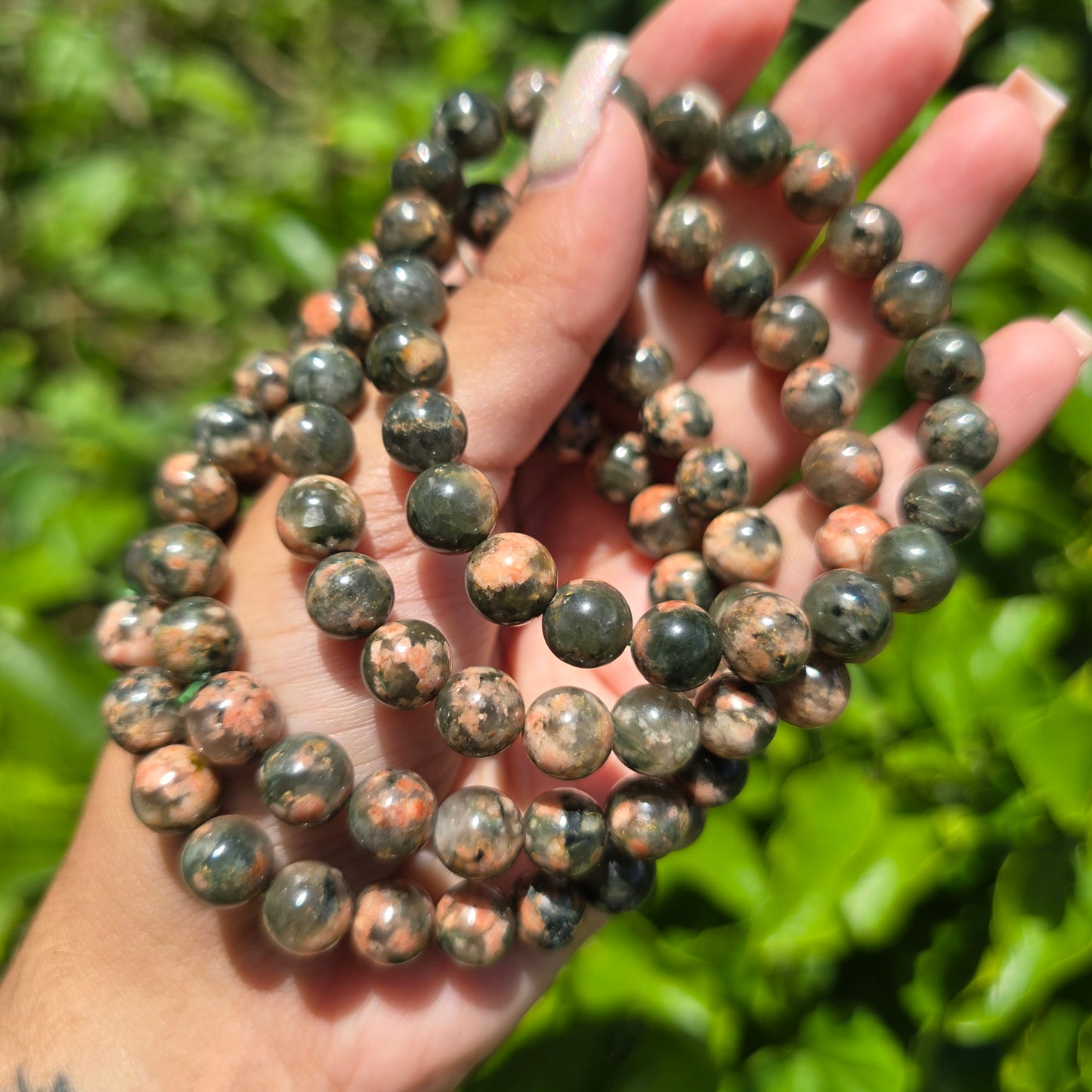 Orthoclase Gemstone Bracelet