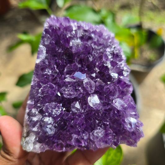 Self-Standing Amethyst Cubase Cluster No 3