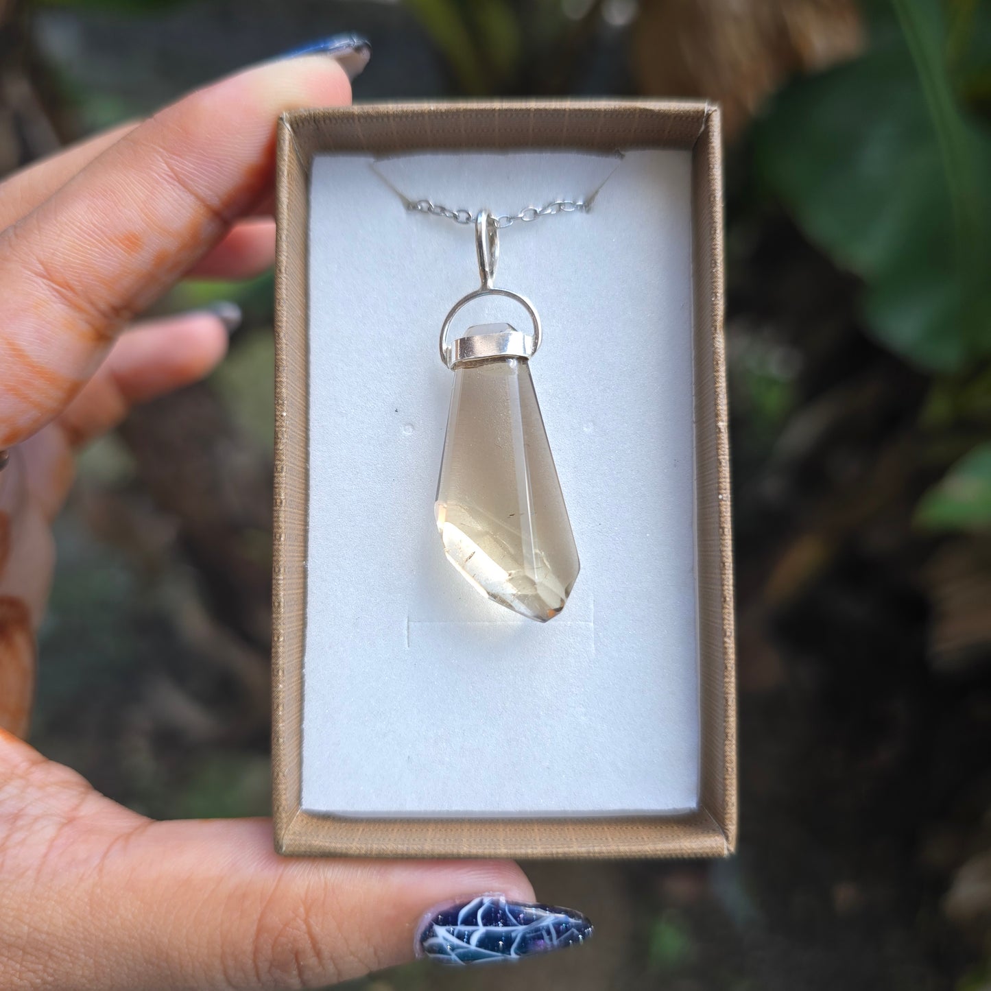 Freeform Citrine Pendant