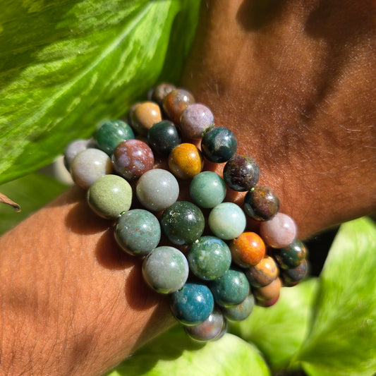 Sea Jasper Gemstone Bracelet