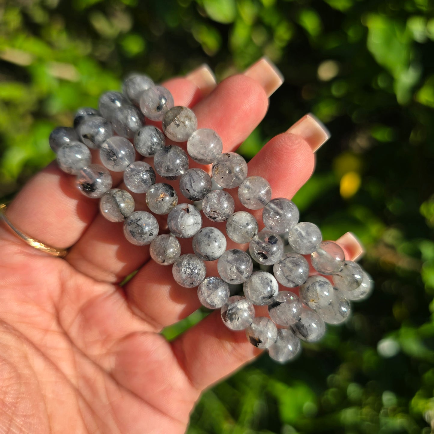 Herkimer Diamond Gemstone Bracelet