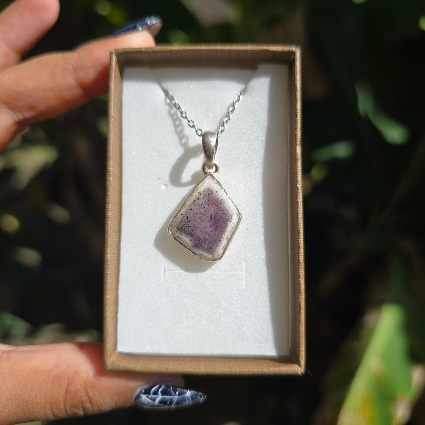 Amethyst Trapiche Pendant