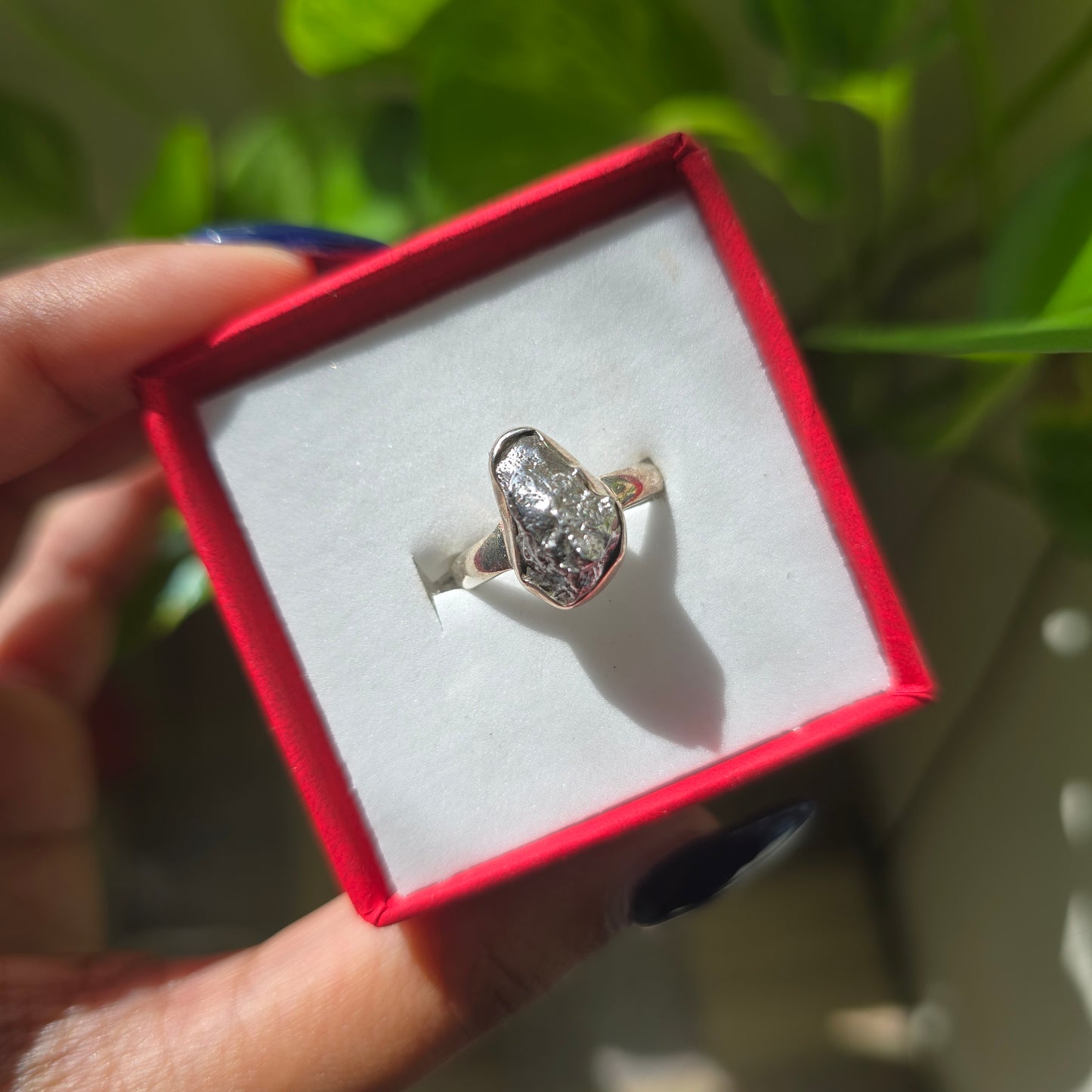 Campo del Cielo (Meteorite) Ring - Size 5.5