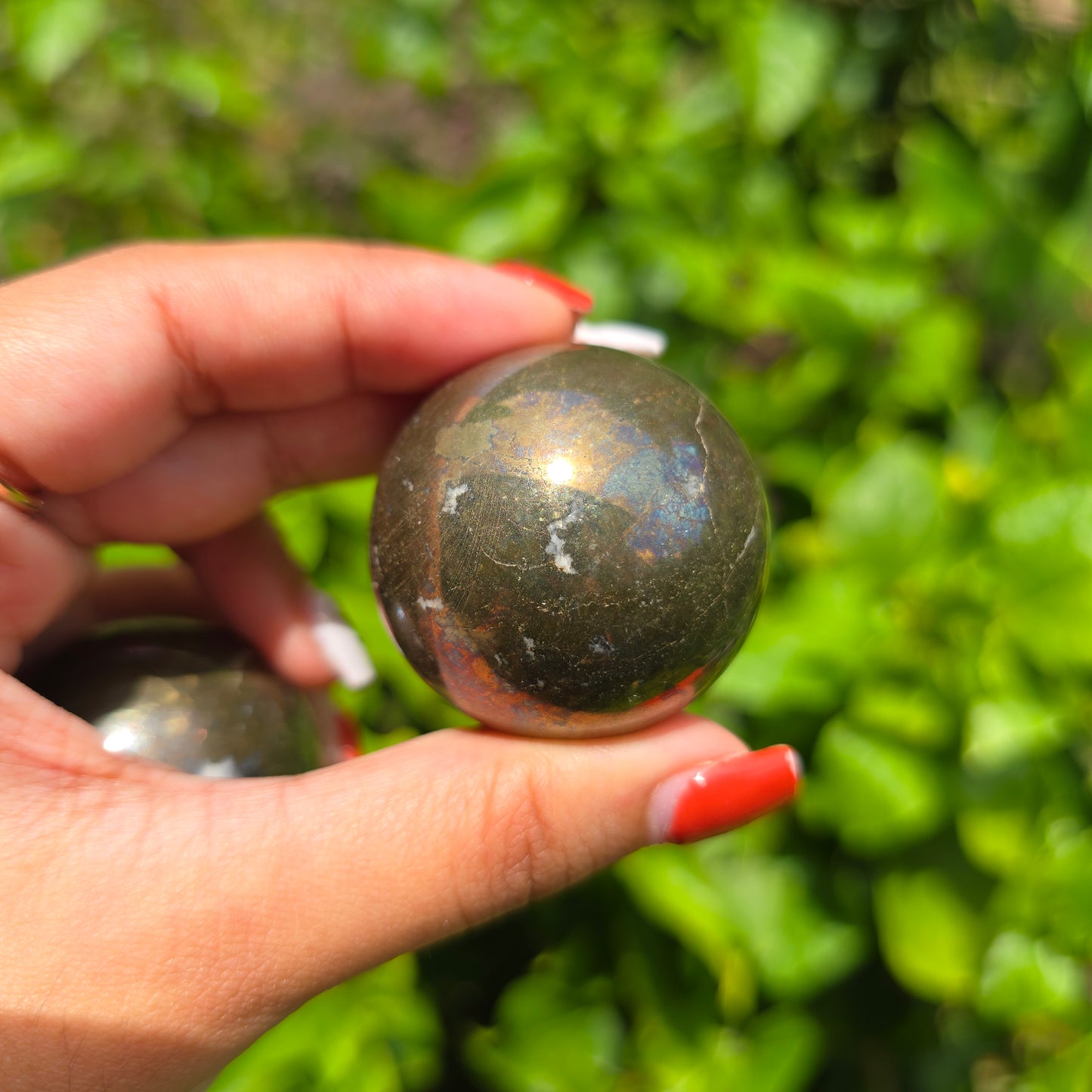 Small Pyrite Gemstone Sphere