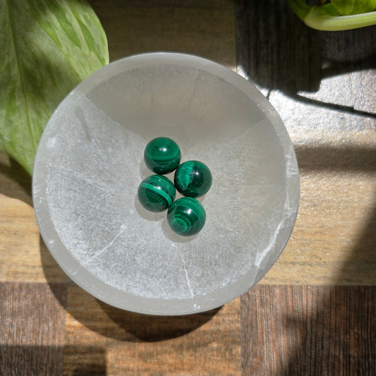 Mini Malachite Gemstone Sphere