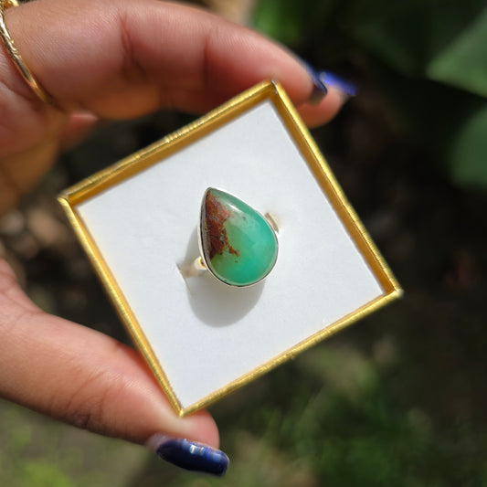 Chrysoprase Ring - Size 6